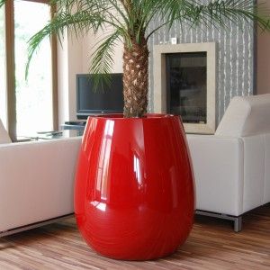 Créations - Mobilier - Bac de plantation - Composite, Polyester - Gamme Silba Rouge - Green Perspective