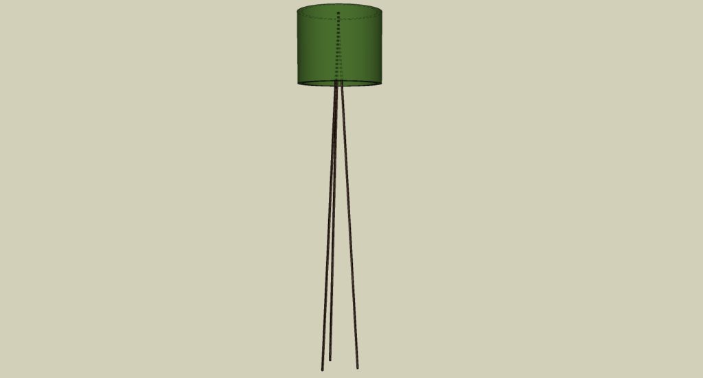 Lampe anatra a tre zampe - Corten - Green Perspective